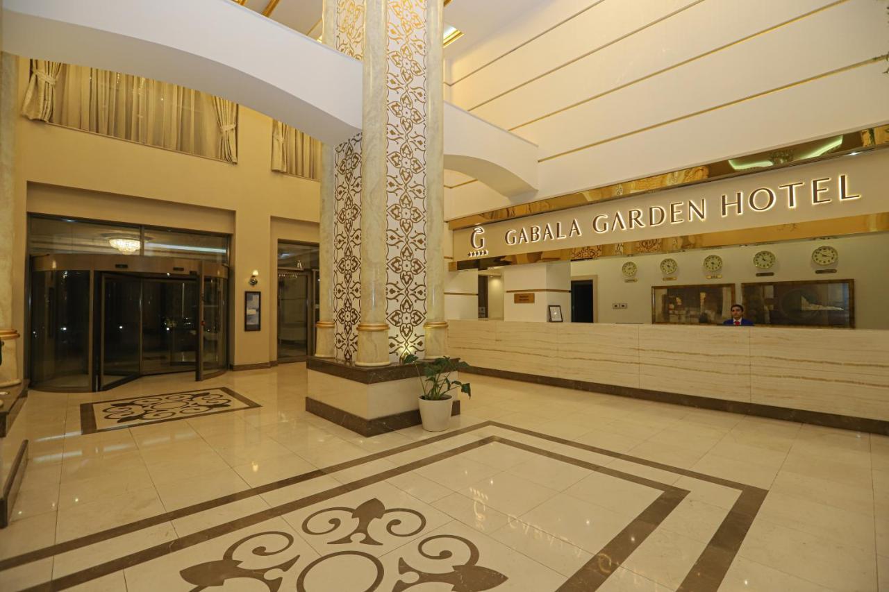 Gabala Garden Hotel Buitenkant foto Lobby